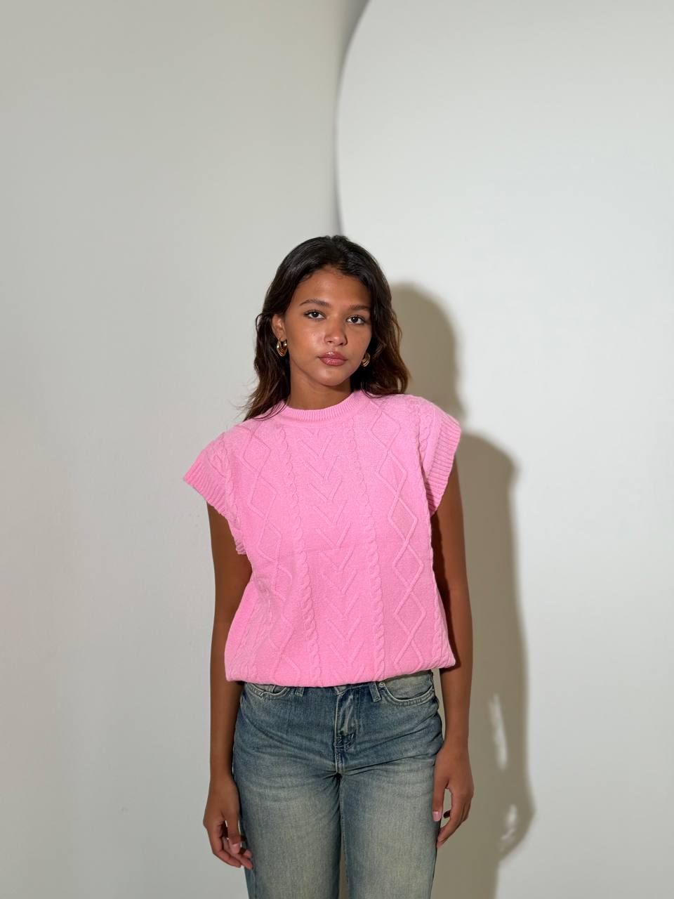 women's winter fleece cut vest