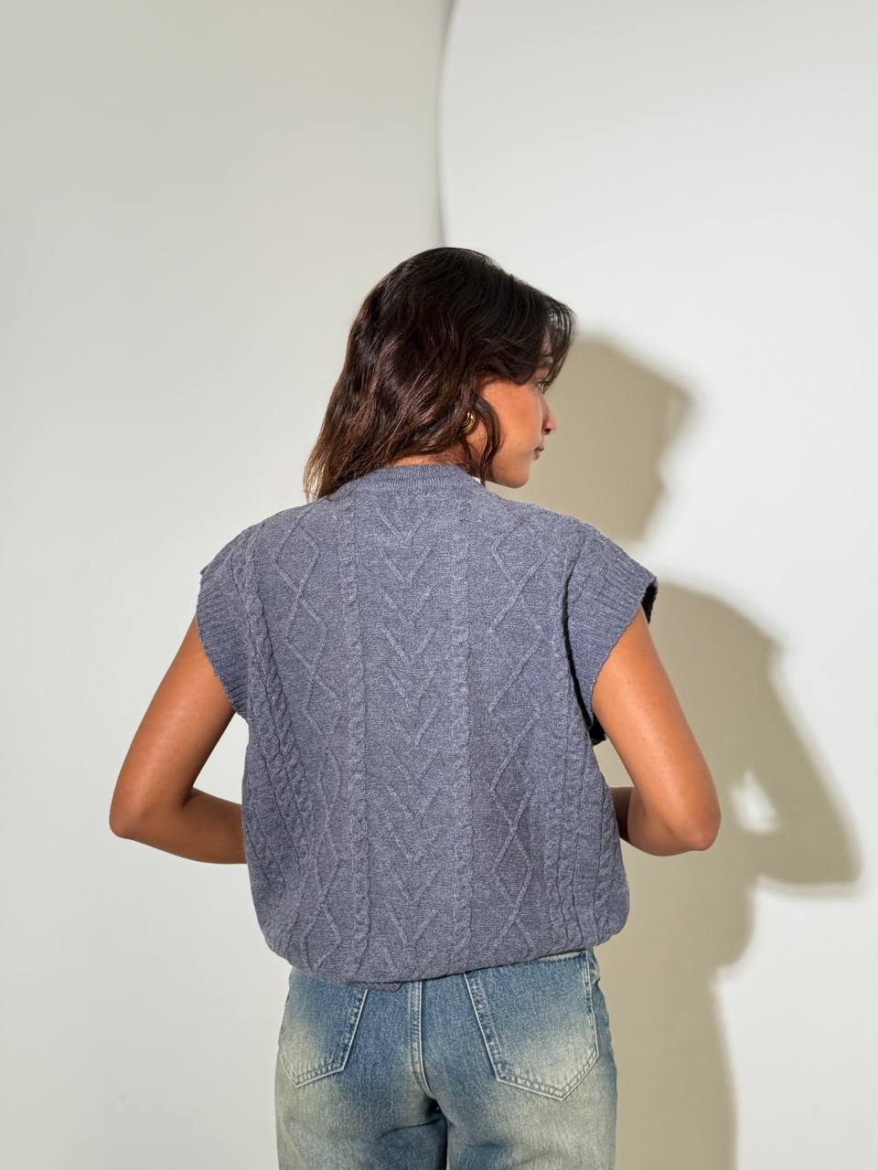 women's winter fleece cut vest