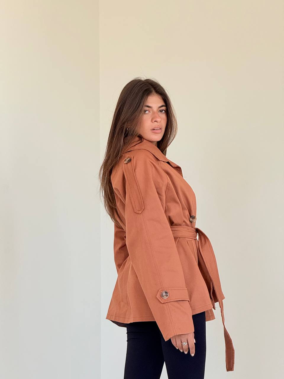 short trench coat