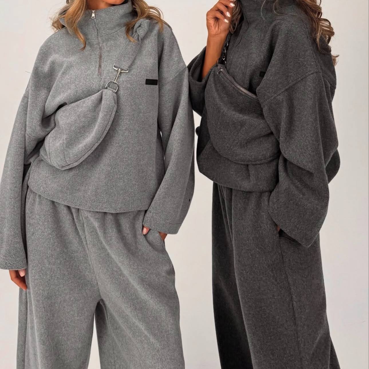 Elegant Cotton Melton Suit