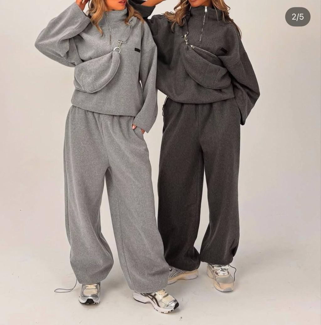 Elegant Cotton Melton Suit