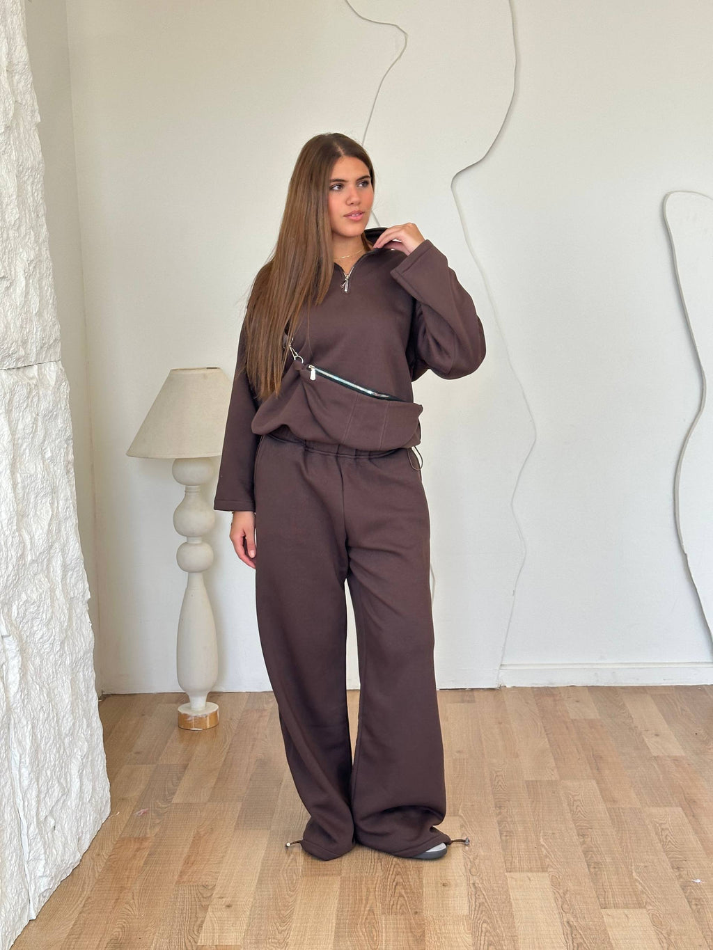 Elegant Cotton Melton Suit