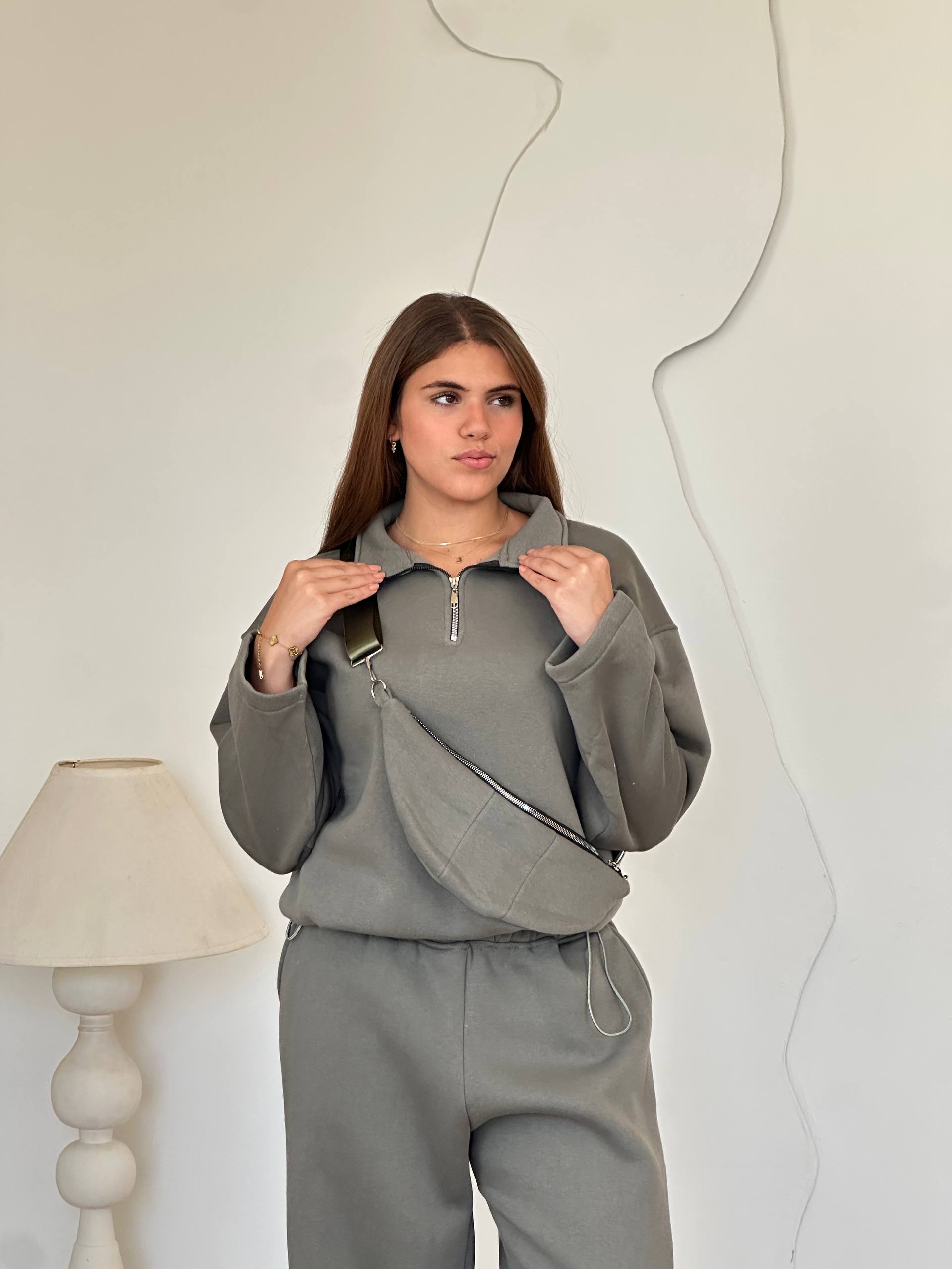 Elegant Cotton Melton Suit