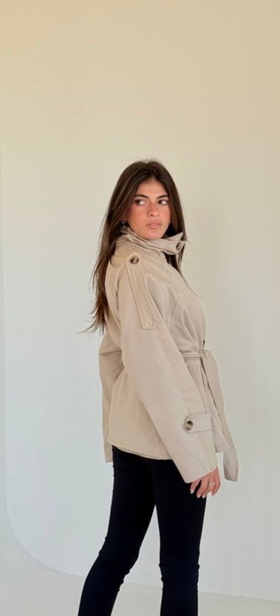 short trench coat